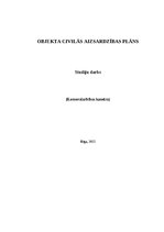 Referāts 'Objekta civilās aizsardzības plāns', 1.