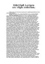 Konspekts 'Mārtiņš Luters un viņa mācība', 1.