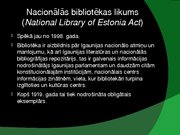 Referāts 'Igaunijas Nacionālā bibliotēka', 24.