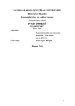 Referāts 'Z/s "Odziņas"', 1.