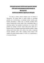 Konspekts 'NATO vēsture un nākotne', 3.