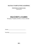 Paraugs 'Vispārējā statistika un firmas statistika', 1.