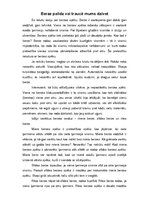 Eseja 'Berze palīdz vai traucē mums dzīvot', 1.