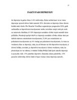 Referāts 'Depresija - kas tā ir', 17.