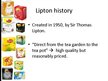 Prezentācija 'Lipton Tea', 7.