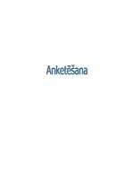 Konspekts 'Anketēšanas teorija', 1.