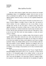 Eseja 'Mana izglītības filosofija', 1.