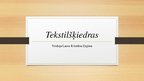 Prezentācija 'Tekstilšķiedras', 1.