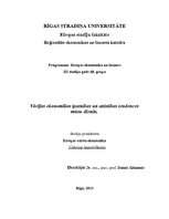 Konspekts 'Vācijas ekonomikas īpatnības un attīstības tendences mūsu dienās', 1.