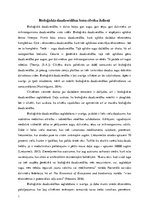 Eseja 'Bioloģiskās daudzveidības loma cilvēku ikdienā', 1.