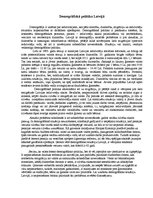 Eseja 'Demogrāfiskā politika Latvijā', 1.