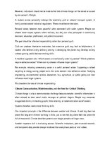 Eseja 'Climate change and our future', 9.