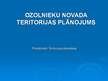 Prezentācija 'Ozolnieku novada teritorijas plānojums', 1.