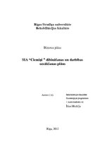 Biznesa plāns 'SIA "Ciemiņi" dibināšanas un darbības uzsākšanas plāns', 1.