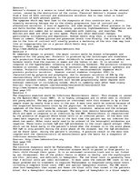 Eseja 'Answers to Various Questions Accompanied by Sources', 1.