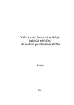 Referāts 'Valsts civildienesta ierēdņa juridiskā atbildība, tās veidi un piemērošanas kārt', 1.