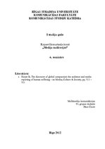 Konspekts 'Ciešanu attēlojums medijos', 1.