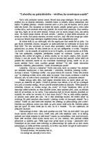 Eseja 'Labestība un pašaizliedzība – vērtības, ko nemērojam naudā', 1.