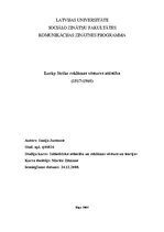 Referāts 'Cigarešu "Lucky Strike" reklāmas vēstures attīstība (1917.-1960.)', 1.