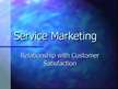 Prezentācija 'Service Marketing', 1.