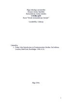 Konspekts 'Šenons un Vīvers "Ievads komunikācijas teorijās"', 1.