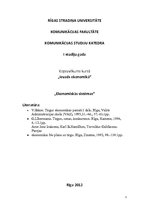 Konspekts 'Ekonomiskās sistēmas: makroekonomikas pamatrādītāji, makroekonomiskais līdzsvars', 1.