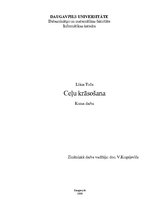 Referāts 'Ceļu krāsošana', 1.