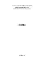 Referāts 'Sienas', 1.