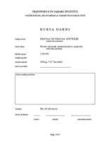 Referāts 'Расчет загрузки транспортного средства', 1.