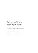 Konspekts 'Supply Chain Management', 1.