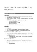 Konspekts 'Supply Chain Management', 2.