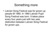 Prezentācija 'Latvian Song Festival', 5.