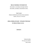Referāts 'Zema līmeņa ievades/izvades funkcijas', 1.