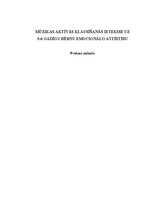Prakses atskaite 'Mūzikas aktīvās klausīšanās ietekme uz  5-6 gadīgu bērnu emocionālo attīstību', 1.