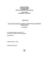 Referāts 'Aprūpes mājās sniegšanas kvalitāte Vidzemes priekšpilsētas sociālajā dienestā', 1.