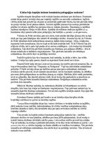 Eseja 'Kādas bija kopējās iezīmes humānistu pedagoģijas uzskatos', 1.