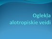 Prezentācija 'Oglekļa alotropiskie veidi', 1.