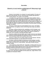 Eseja 'Edvarta un vecā Indrāna salīdzinājums R. Blaumaņa lugā "Indrāni"', 1.