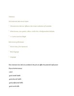 Konspekts 'Job Interview Biases', 1.