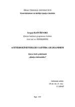 Referāts 'Acetilholīnesterāzes saistība ar ligandiem', 1.