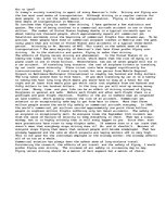 Eseja 'Air or Land?', 1.