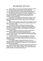 Eseja 'Recenzija filmai "Nāves ēnā"', 1.