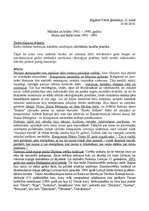 Konspekts 'Mūzika un balets no 1945. līdz 1990.gadam Latvijā', 1.