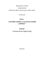 Referāts 'Terorisma draudu iespējas Latvijā', 1.