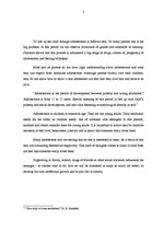 Referāts 'Adolescents Self-actualization Problems Characteristic', 3.