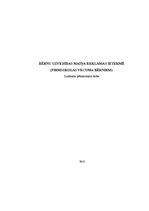 Diplomdarbs 'Bērnu uzvedības maiņa reklāmas ietekmē (pirmsskolas vecuma bērniem)', 1.