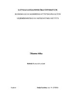 Referāts 'Tikumu ētika', 1.