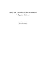 Referāts 'Sporta stundas satura modelēšana un pedagoģiskā vērtēšana', 1.