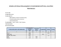 Referāts 'Sporta stundas satura modelēšana un pedagoģiskā vērtēšana', 17.