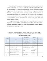 Referāts 'Sporta stundas satura modelēšana un pedagoģiskā vērtēšana', 27.